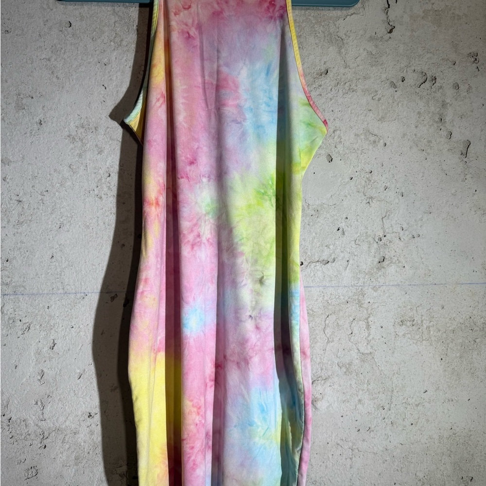 Heart Hips Multicolor Tie-Dye Dress